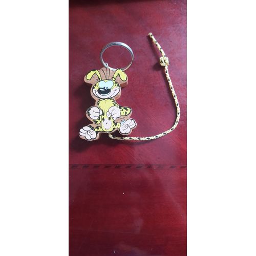 Porte Clef En Bois Marsupilami