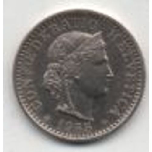 Pièce 20 Centimes Suisse 1985