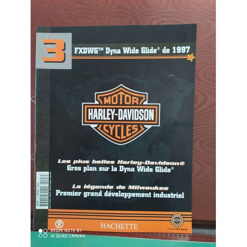 Livret Moto Miniature Harley Davidson Fxdwg Dyna Wide Glide De 1997 (Collection Hachette 2001 N°3)