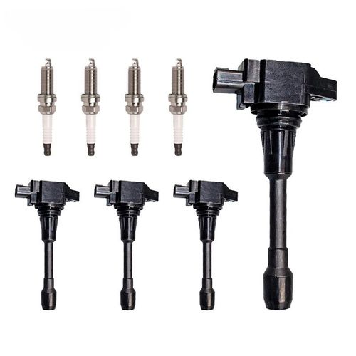 4 Bobines D'allumage Uf549 + 4 Bougies D'allumage Iridium 9029 Pour Nissan Infiniti 22448ja00c