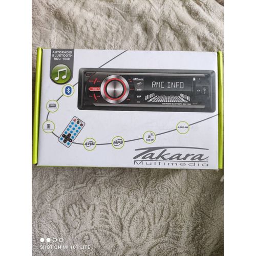 Autoradio Takara bluetooth rdu 1540