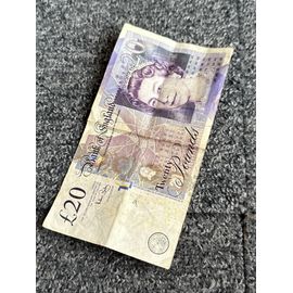 Billet 20 Pounds Adam Smith Royaume-Uni 