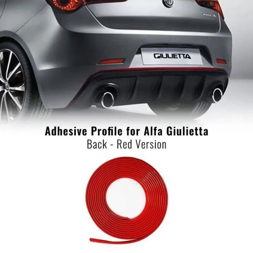 Profil Adhésif Postérieur Pour Alfa Romeo Giulietta Voiture, Rouge