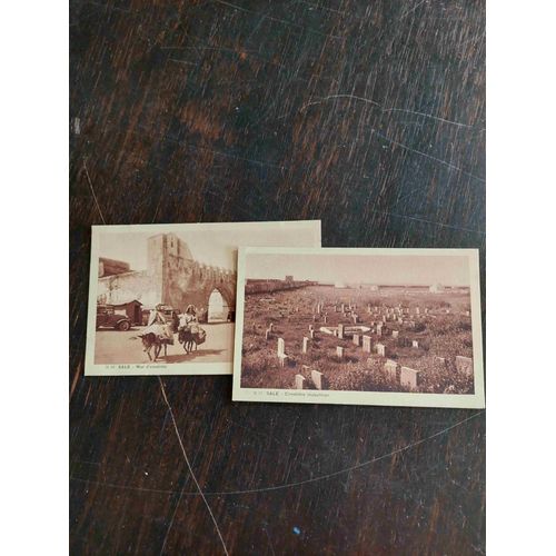 Lot De 2 Cartes Postales Anciennes Et Neuves Du Maroc : Sale