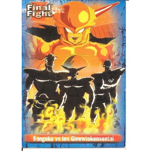 Carte Dragon Ball / Final Fight - Sangoku Vs Les Ginewtokensentaï