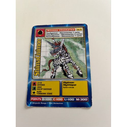 Carte Digimon Mp76 Shimaunimon