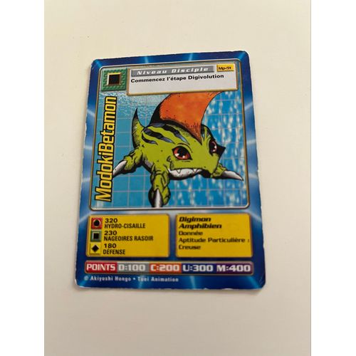 Carte Digimon Mp91 Modokibetamon