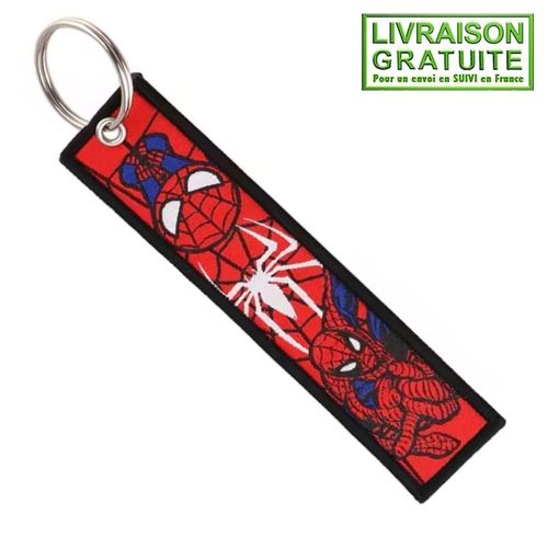 Porte-Clés Jet Tag Spider-Man Peter Parker Super-Héros Spiderman (Réf T1)