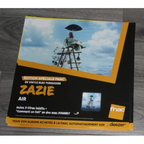 Rare Plv Souple 30x30cm Zazie Air / Magasins Fnac