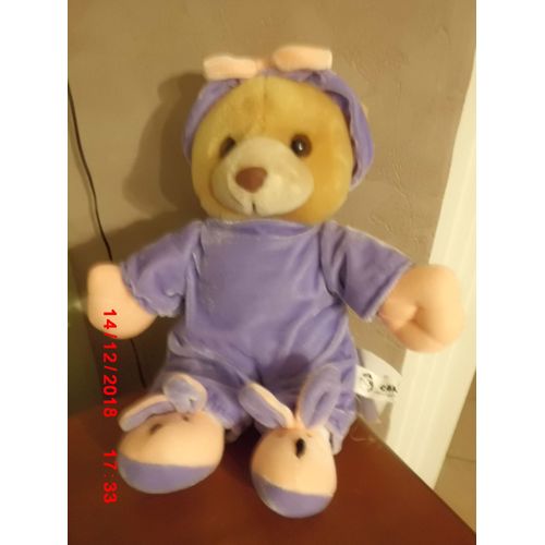 Ours Bege Et Mauve Sandy