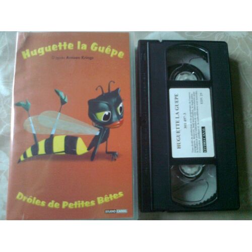 Cassette Video Vhs - Drôles De Petites Bêtes - Huguette La Guêpe