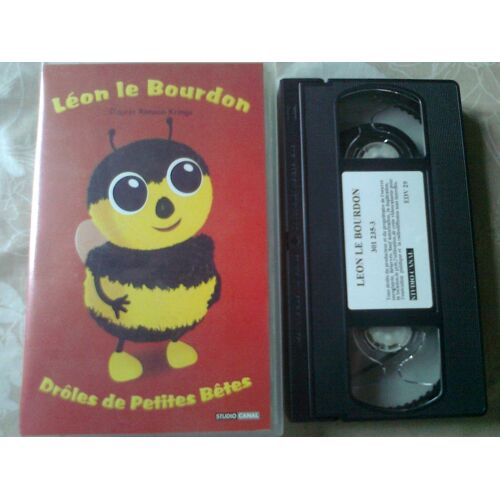 Cassette Video Vhs - Drôles De Petites Bêtes - Léon Le Bourdon