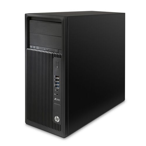 HP WorkStation Z240 Intel Xeon E3-1245 V5 - 3.5 Ghz - Ram 24 Go - SSD 500 Go + DD 1 To - Nvidia