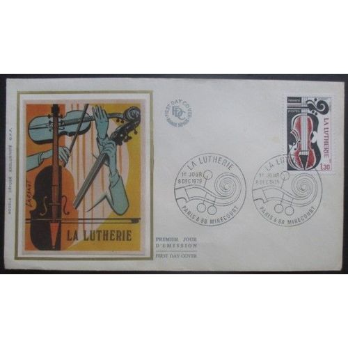 France Fdc La Lutherie 08-12-79 Paris