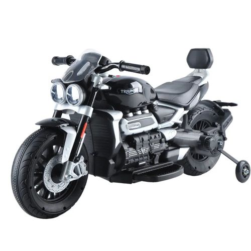 Moto Electrique Enfants Triumph Rocket 3gt - 12v - 2 À 5 Ans - Noir