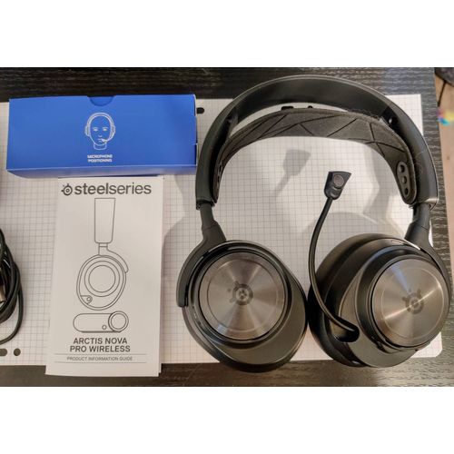 Arctis Nova Pro Wireless - Steel series - Casque gaming sans fil pour PC MAC PS5 PS4 Switch