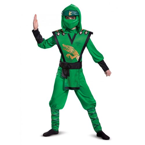 Déguisement Legacy Deluxe Lloyd Ninjago- Lego Enfant - Taille: 4 - 6 Ans (109 - 126 Cm))