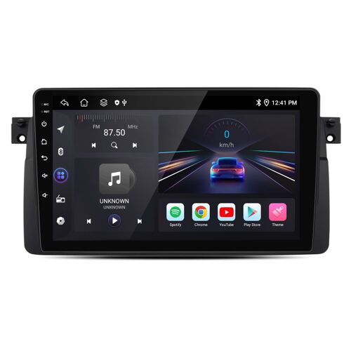 2+64G Android13 Junsun DAB radio 4Core Pour BMW Série 3 E46 1998-2006 GPS 9''Navi BT SWC WIFI 2DIN usb
