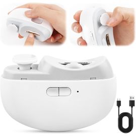 Coupe-Ongles Électrique 3 En 1 - Coupe-Ongles Électrique Automatique Avec Lumière - Coupe-Ongles Électrique - Pour Enfants, Adultes Et Personnes Âgées 