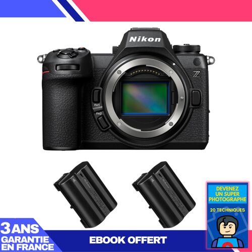 Boitier Nikon Z6 III + 2 Nikon EN-EL15c + Ebook 'Devenez Un Super Photographe'