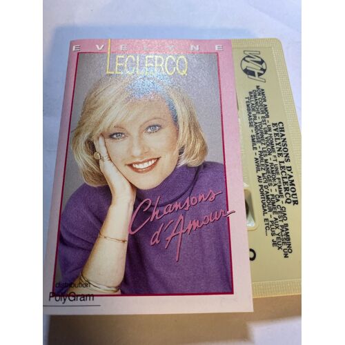 Chansons D'amour Évelyne Leclercq Cassette Audio