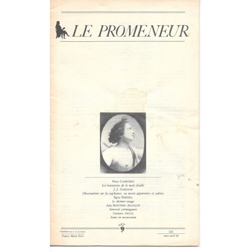Le Promeneur - Revue N° Lix