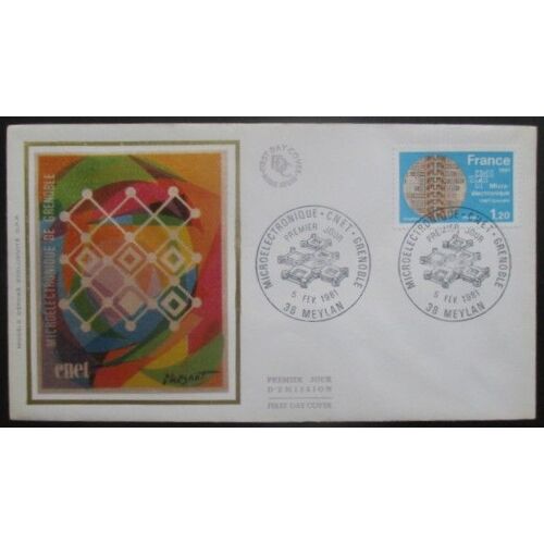 France Fdc Microélestronique 05-02-81 Meylan