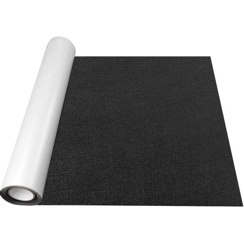 TIANYI-Feutrine Noire Autocollante, 20x200cm Rouleau Feutrine Adhesive,Tissu Feutre Epaisse 2mm,Feutrine autocollante pour Doublure de Boîte, Cadre Photo, Pied de Chaise, DIY, Halloween