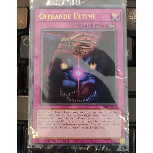 Yu Gi Oh Lart Fr071 Offrande Ultime Ultra Rare