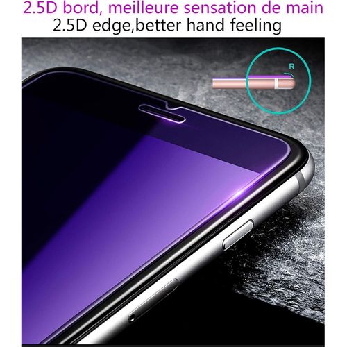 Protecteur D'écran Anti Bleu Pour Iphone Se(2016),2.5d Bord 9h Film Protecteur En Verre Trempé Pour Iphone 5/5s/5c-4 Pouces