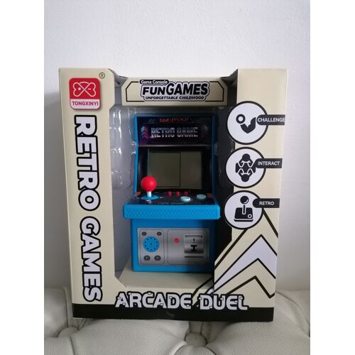 Mini Borne Arcade Retro Games (Arcade Duel) - Console Fun Games Avec + 23 Jeux Vidéo