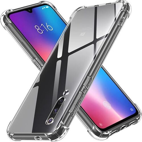 Coque Xiaomi Mi 9, Silicone Transparent Anti Choc Angles Renforcés