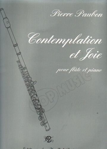 Contemplation Et Joie Pour Flûte Et Piano