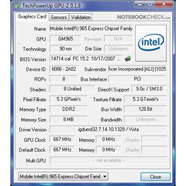 Acer Aspire 2920Z - 12.1" AMD 3000 Series - Ram 2 Go - DD 128 Go
