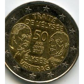 France 2 Euros 2013 50 Ans Traité De L'elysée