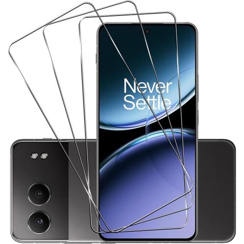 Verre Trempé Compatible Avec Oneplus Nord 4 Protection Ecran, 3 Pièces 9h Dureté Protection Écran Pour Oneplus Nord 4, Anti Rayures Hd Vitre Protection Pour Oneplus Nord 4