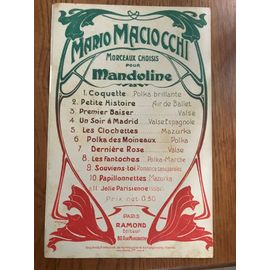 Jolie Parisienne. Mario Maciocchi.Partitions Mandoline Ou Violon