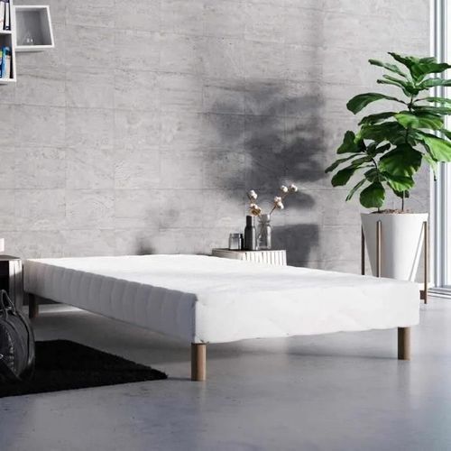 Sommier Tapissier 90 X 190 Cm + 4 Pieds Offerts
