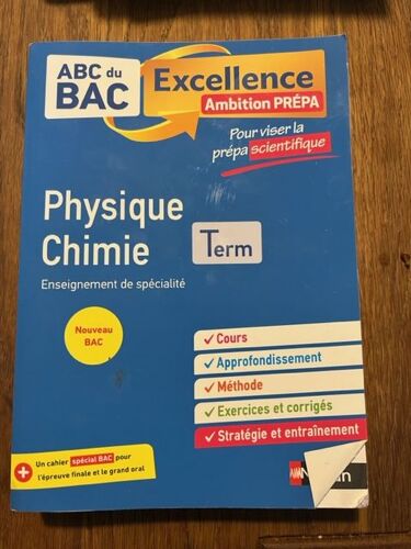 Abc Du Bac, Ambition Prépa, Physique Chimie Terminale (Nouveau Bac)