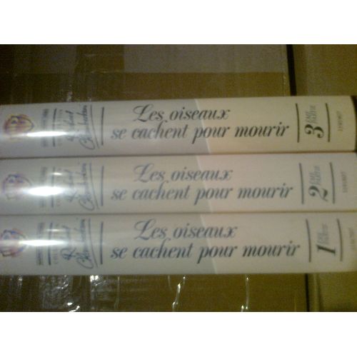 3 Cassettes Vidéos Vhs - Les Oiseaux Se Cachent Pour Mourir - Richard Chamberlain