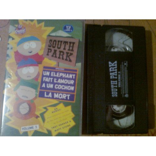 4 Cassettes Vidéo Vhs - South Park - Saison 1, Volumes 3,4,5 Et 6