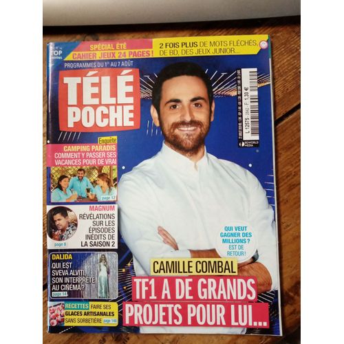 Tele Poche 2842 Du 27/07/2020 Combal Camping Paradis Magnum Dalida