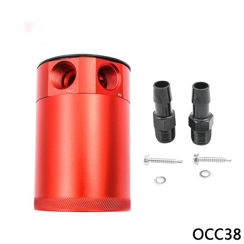 Pichet De Récupération D'Huile À Deux Trous Pichet De Récupération D'Huile De Haute Qualité À Deux Canaux Pour Les Gaz Résiduaires(Rouge)