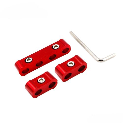 Modification Automobile De Trois Paquets De Séparateur De Fil De Bougie D'Allumage Fixateur De Fil D'Allumage Fixateur De Fil À Quatre Trous 7mm/8mm