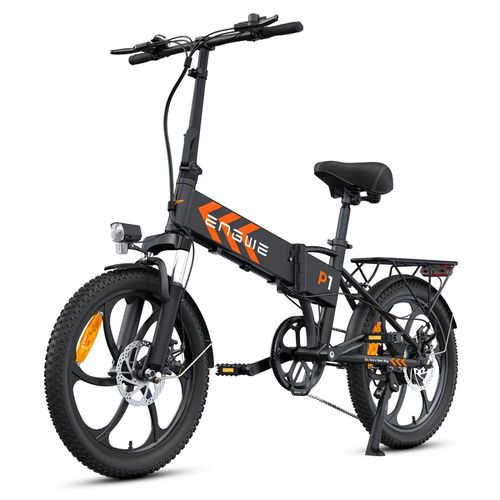Vélo Électrique Engwe P1 - Pneus 20 Pouces 250w Batterie 36v 13ah Frein À Disque Mécanique - Noir