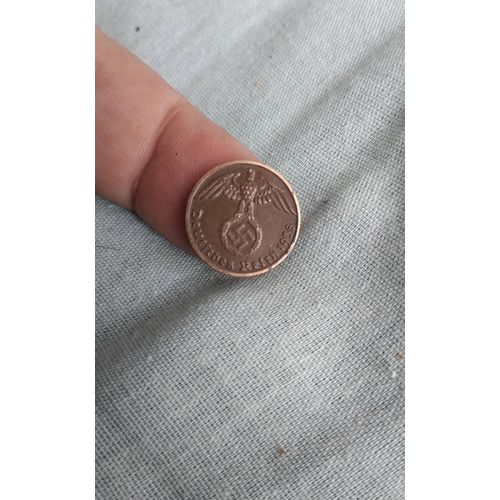 Piece 1 Pfenning Deutchreich 1938