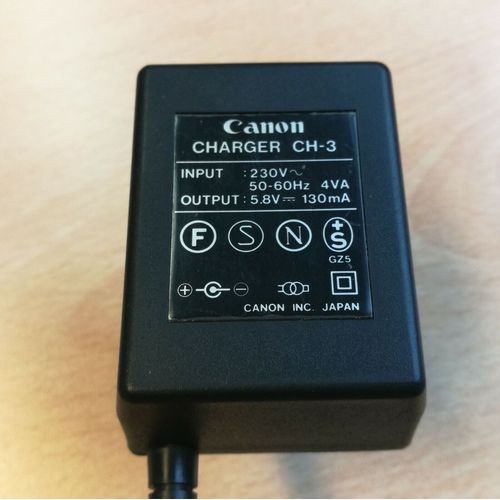 CANON CH-3 adaptateur 5.8V calculatrices P5-D/P6-D/P7-D/P10-D/P10-DII/P11-D