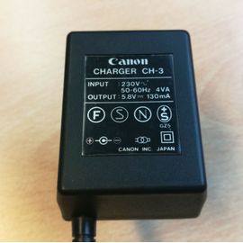 CANON CH-3 adaptateur 5.8V calculatrices P5-D/P6-D/P7-D/P10-D/P10-DII/P11-D