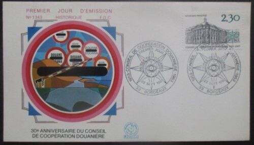 France Fdc Coopération Douanière 22-09-83 Bordeaux