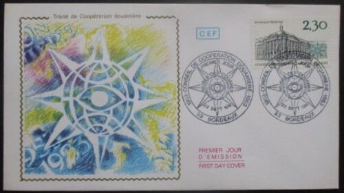 France Fdc Coopération Douanière 22-09-83 Bordeaux